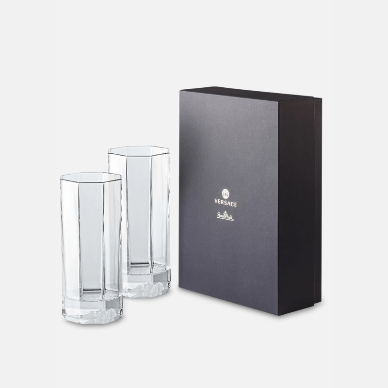 Versace Medusa Lumiére Set 2 Longdrink Glasses