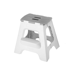 Vigar Compact 2-Step Grey Foldable Stool 40cm