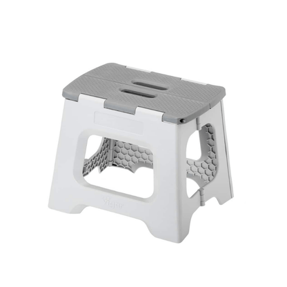 Vigar Compact Grey Foldable Stool 27cm