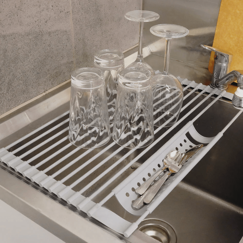 White Magic Drying Rack & Cutlery Drainer