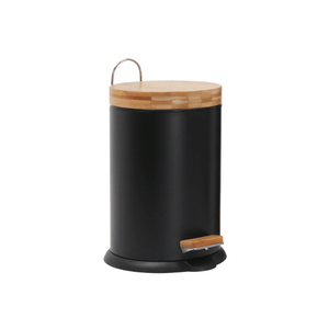 White Magic Eco Basics Rubbish Bin 3L Black