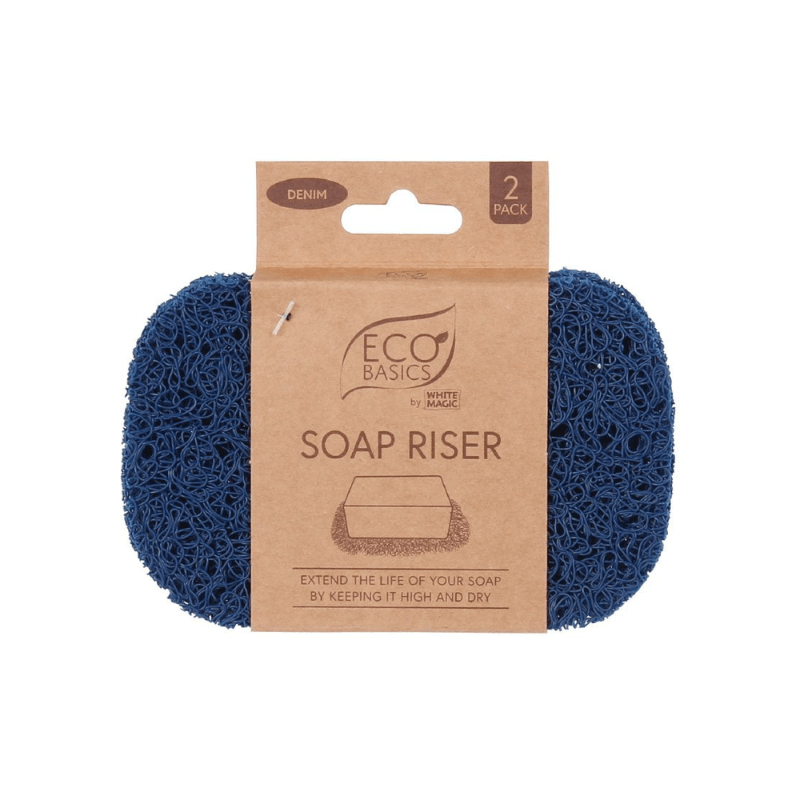 White Magic Eco Basics Soap Riser Denim 2-Pack