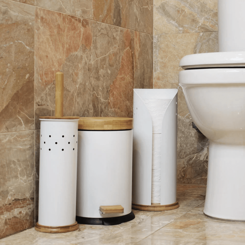 White Magic Eco Basics Toilet Set White