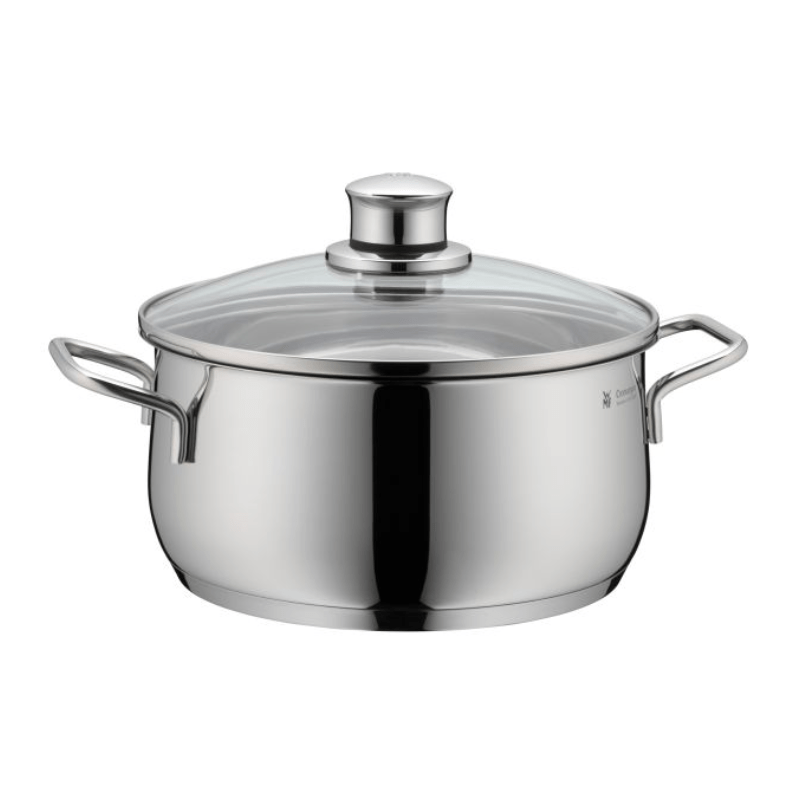 WMF Diadem Plus Low Casserole 20cm with Lid