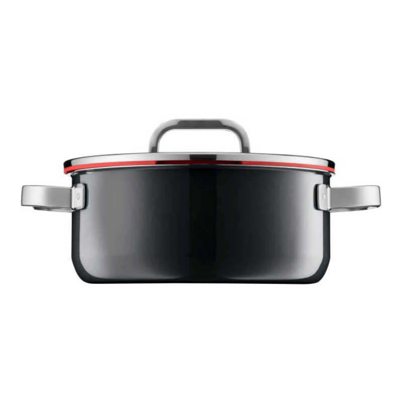 WMF Fusiontec Functional Black Low Casserole 24cm with Lid