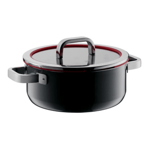 WMF Fusiontec Functional Black Low Casserole 24cm with Lid