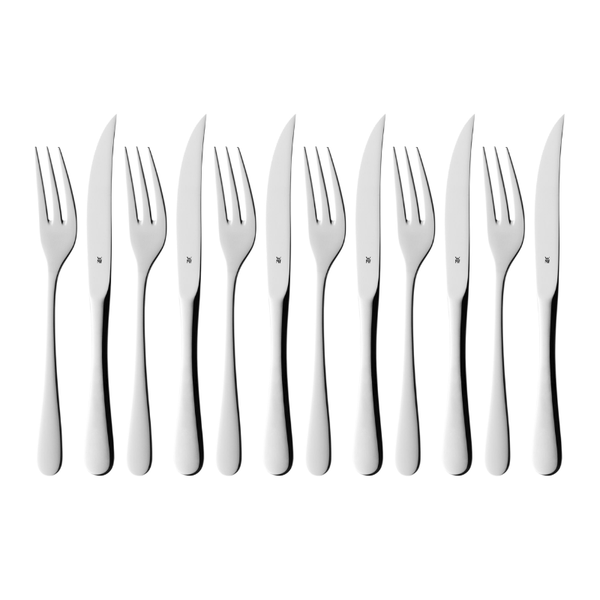 調理器具 WMF Steak Knife & Fork Set Top Quality Steak knife and fork set NUOVA, 12-piece | WMF Nordics