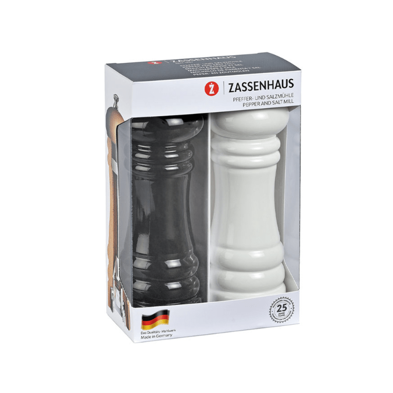 Zassenhaus Berlin Salt & Pepper Mill 18cm Set of 2