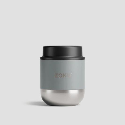 ZOKU Neat Stack Food Jar 295ml Stainless Steel The Homestore Auckland